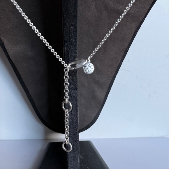 Silver Tone Bella Uno Drop “Y”Style Necklace - Picture 7 of 12